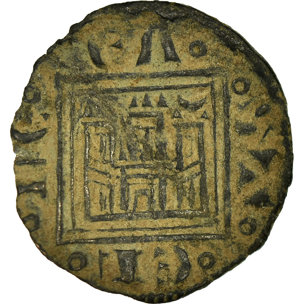 Coin, Spain, Castille and Leon, Alfonso X, Obol, VF(30-35), Billon