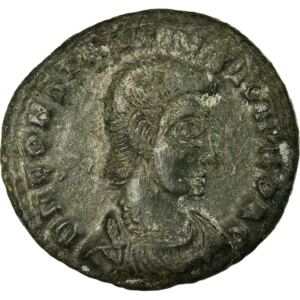 Coin, Constantius Gallus, Follis, 351-354, Siscia, EF(40-45), Copper, RIC:351