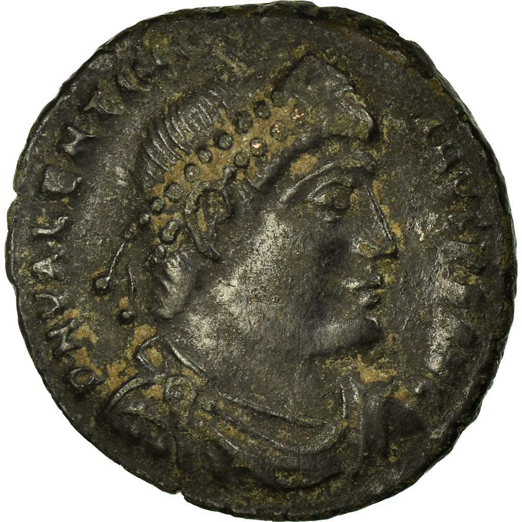 Moneta, Valentinian I, Follis, 364-375, Siscia, BB+, Rame, RIC:5a