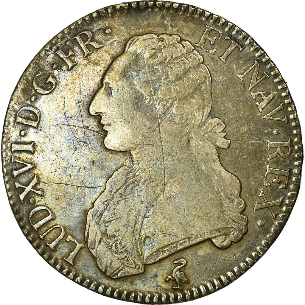 Coin, France, Louis XVI, Écu aux branches d'olivier, Ecu, 1790, Paris