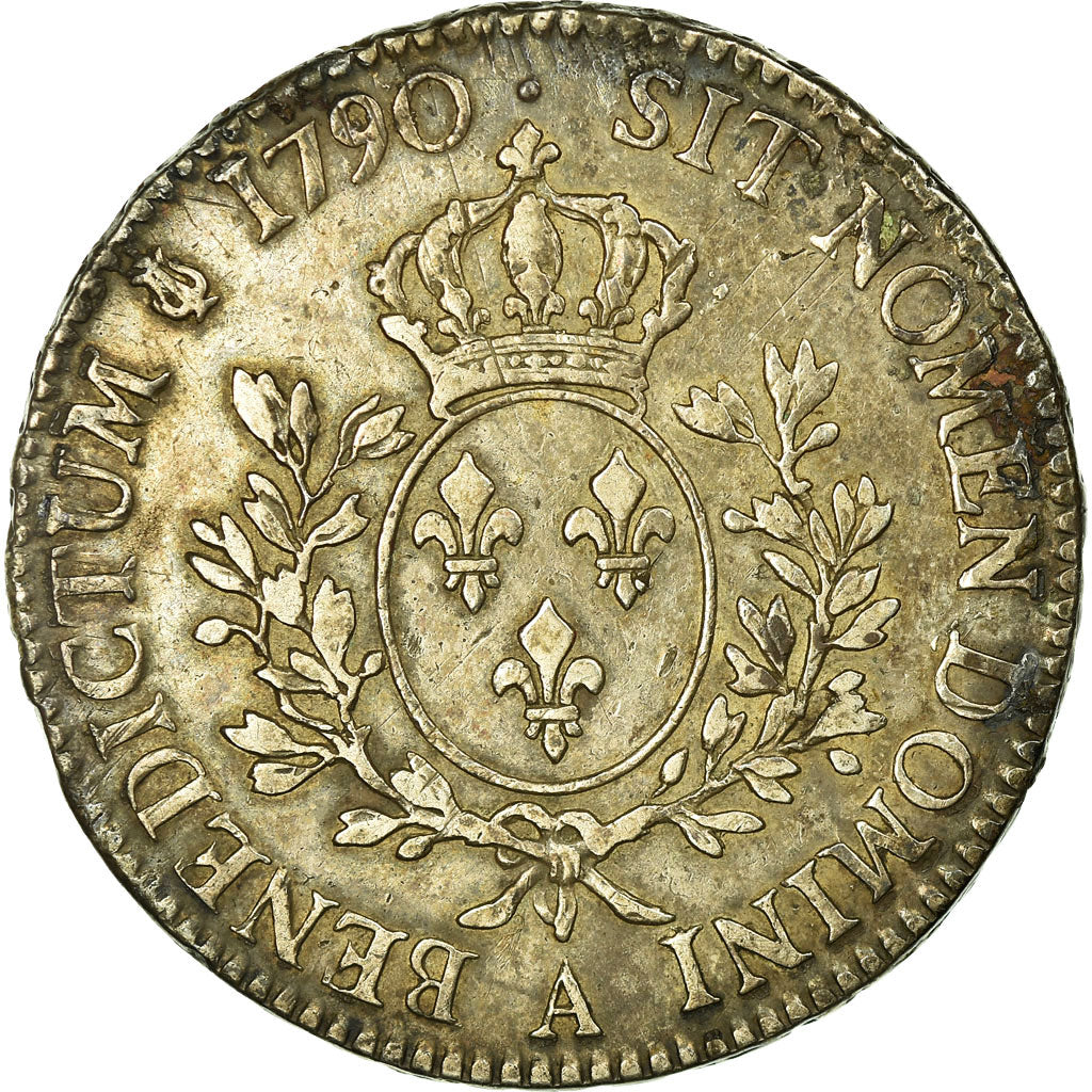 Coin, France, Louis XVI, Écu aux branches d'olivier, Ecu, 1790, Paris