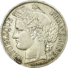 Münze, Frankreich, Cérès, 5 Francs, 1870, Paris, S+, Silber, KM:819