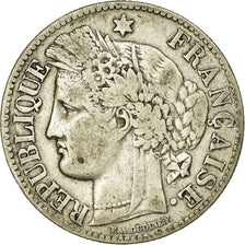 Monnaie, France, Cérès, 2 Francs, 1871, Paris, TB+, Argent, Gadoury:530