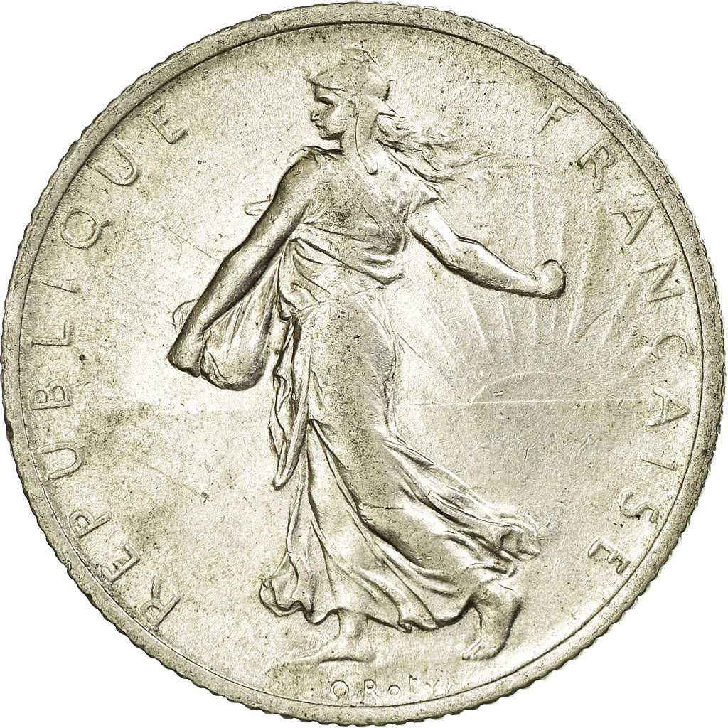 Münze, Frankreich, Semeuse, 2 Francs, 1914, Castelsarrasin, SS+, Silber