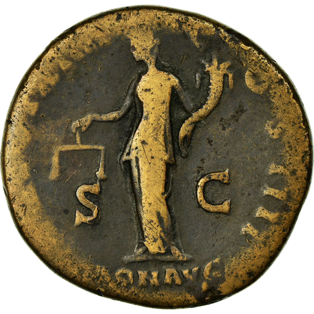 Monnaie, Antonin le Pieux, Sesterce, 150-151, Rome, B+, Bronze, RIC:872