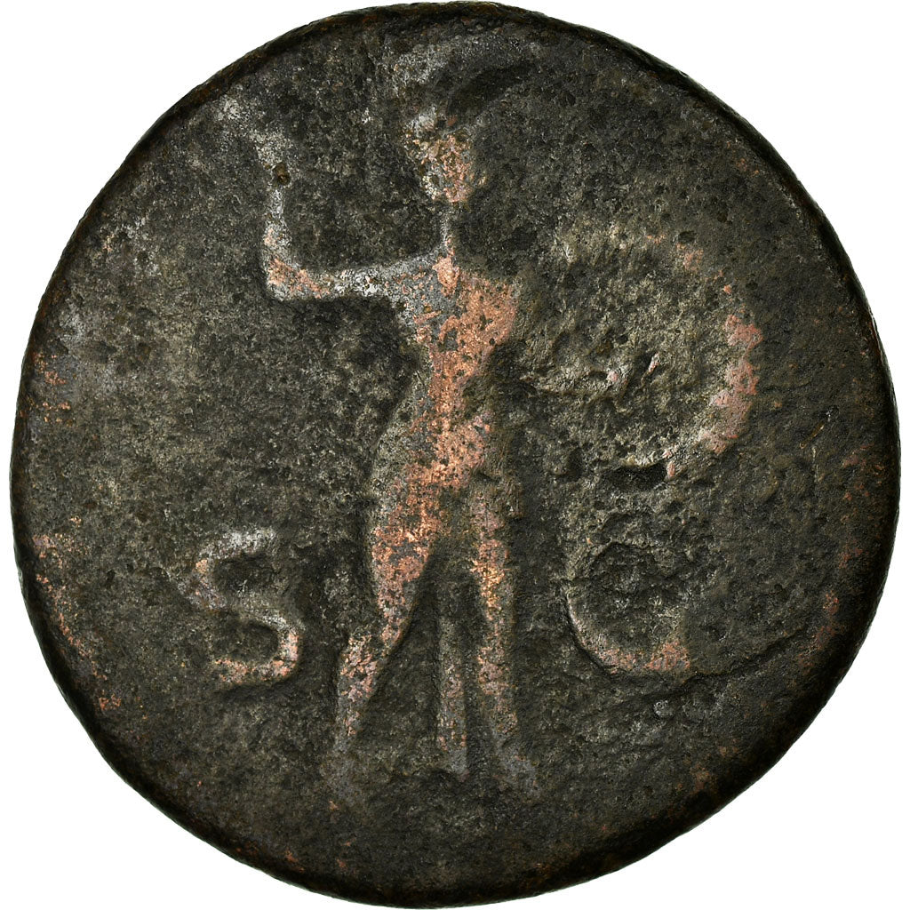 Coin, Claudius, As, 41-50, Rome, F(12-15), Copper, RIC:100