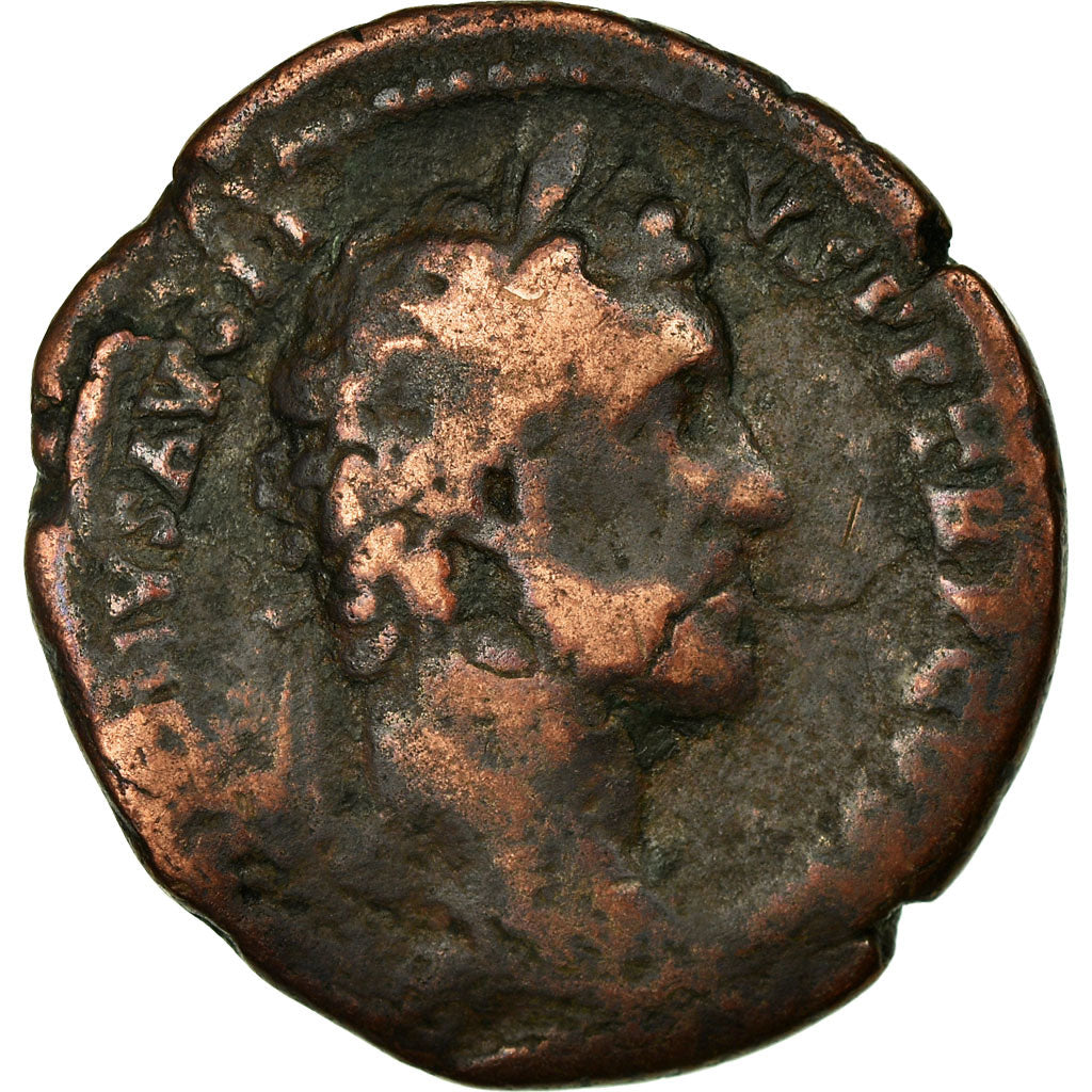 Munten, Antoninus Pius, As, 143-144, Rome, ZG+, Koper, RIC:734