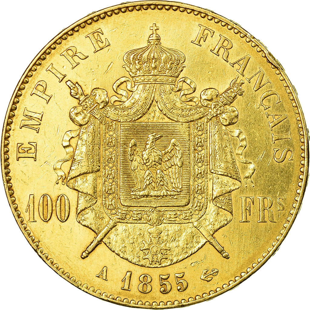 Munten, Frankrijk, Napoleon III, Napoléon III, 100 Francs, 1855, Paris, ZF