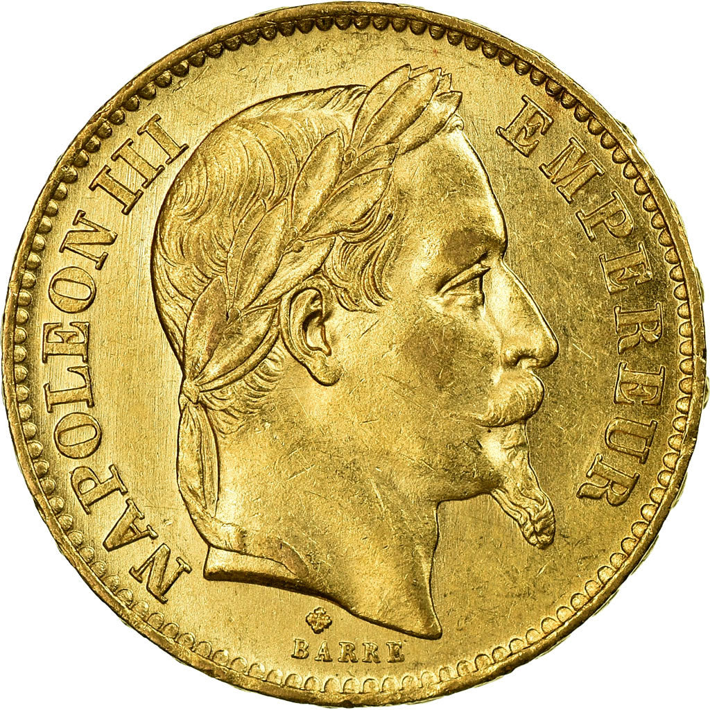 Monnaie, France, Napoléon III, 20 Francs, 1867, Strasbourg, SUP, Or