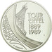 Coin, France, Tour Eiffel, 5 Francs, 1989, MS(65-70), Silver, KM:968a