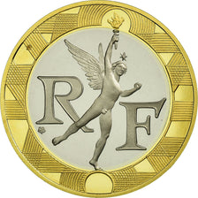 Moneta, Francja, Génie, 10 Francs, 1988, BE, MS(65-70), Złoto, Gadoury:827