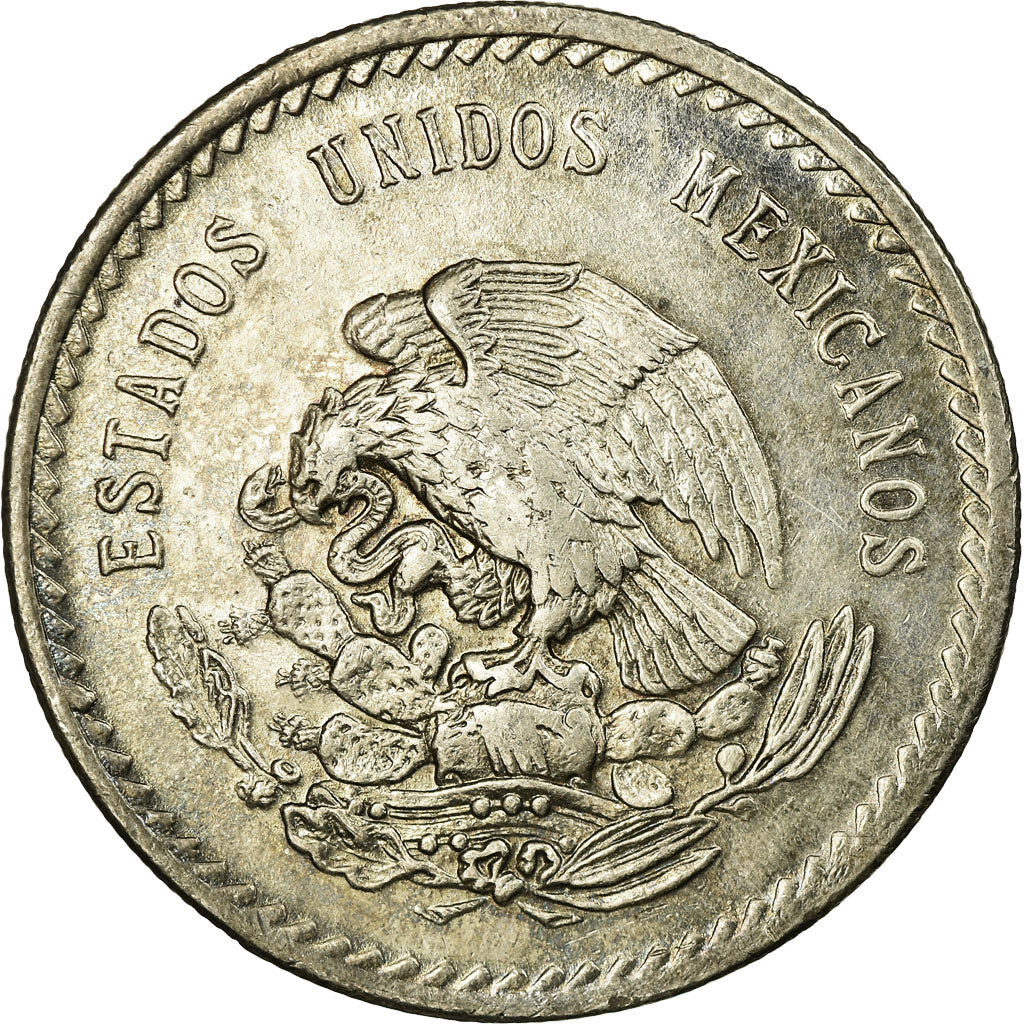 Moneta, Messico, 5 Pesos, 1948, Mexico City, BB+, Argento, KM:465
