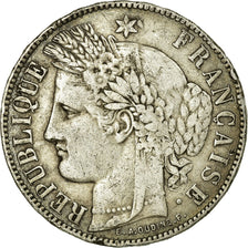 Coin, France, Cérès, 5 Francs, 1871, Bordeaux, VF(20-25), Silver, KM:818.2