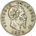 Moneta, Italia, Vittorio Emanuele II, 5 Lire, 1876, Rome, MB+, Argento, KM:8.4