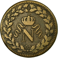 Monnaie, France, Napoleon I, Decime, 1815, Strasbourg, TB+, Bronze, Gadoury:195e
