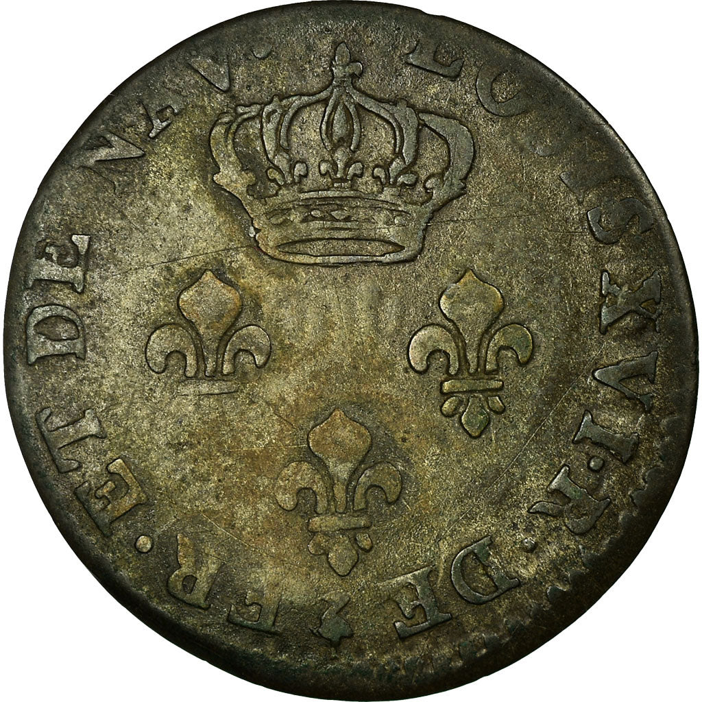 Monnaie, FRENCH GUIANA, Louis XVI, 2 Sous, 1789, Paris, TB+, Billon, KM:1