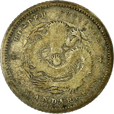 Monnaie, Chine, HUPEH PROVINCE, Kuang-hs, 10 Cents, (1895-1907), Ching, TB