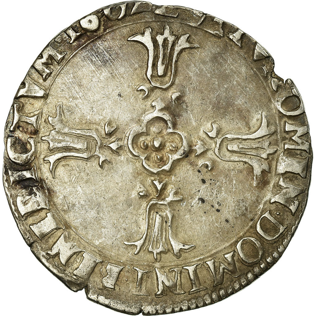 Monnaie, France, Dauphiné, Henri IV, 1/8 Ecu, 1602, Grenoble, TTB, Argent