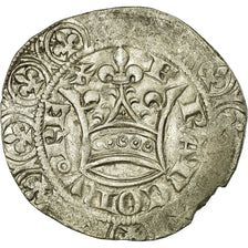 Moneda, Francia, Jean II le Bon, Gros blanc à la couronne, 1357, MBC, Vellón