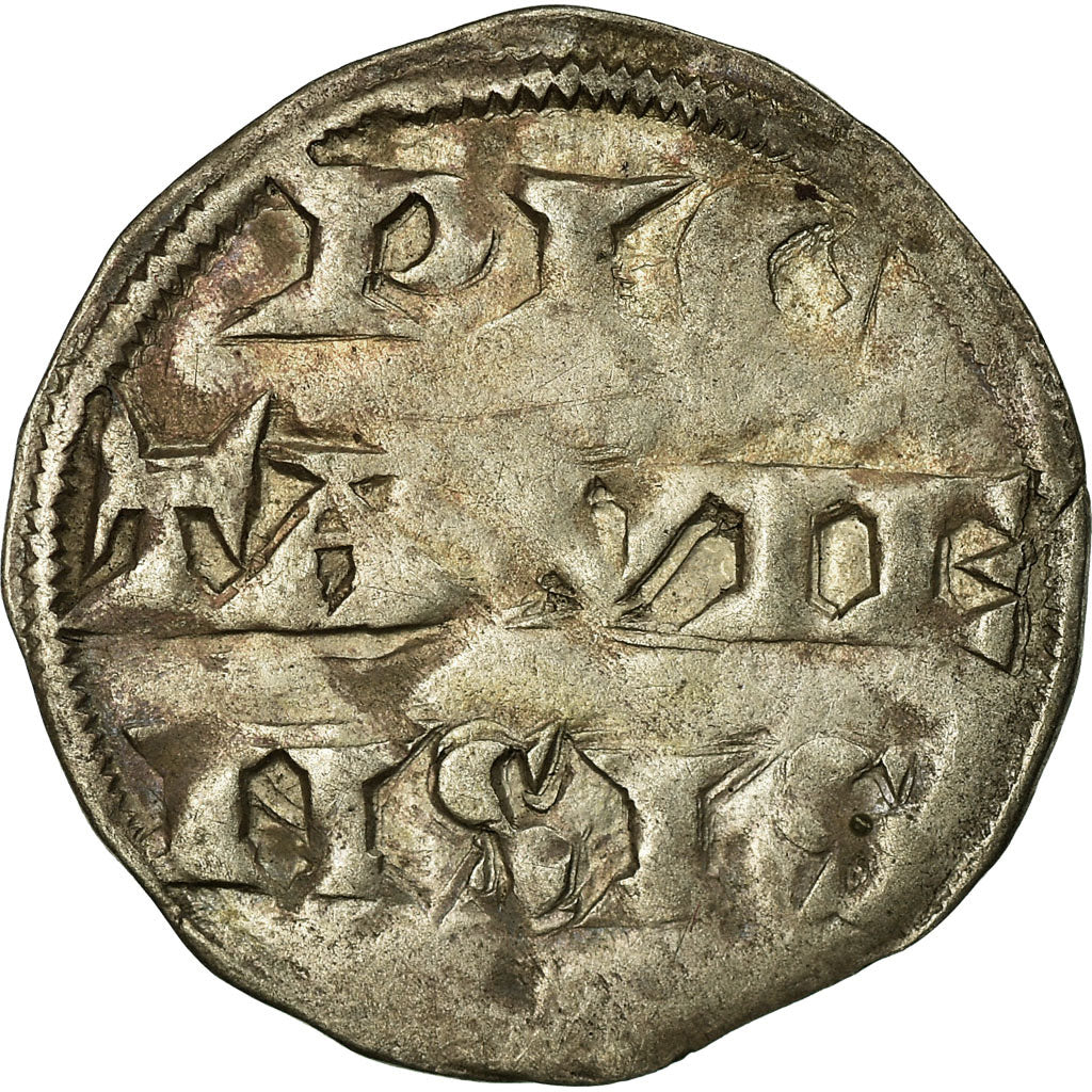 Moneta, Francia, Poitou, Richard Cœur de Lion, Denarius, BB, Argento