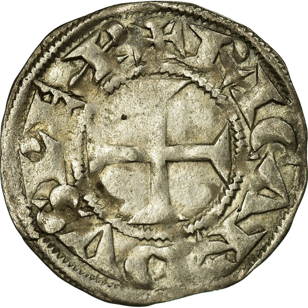Moneta, Francia, Poitou, Richard Cœur de Lion, Denarius, BB, Argento