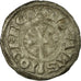 Moeda, França, Auxerre, Anonymous, Denarius, c. 1150, VF(30-35), Prata