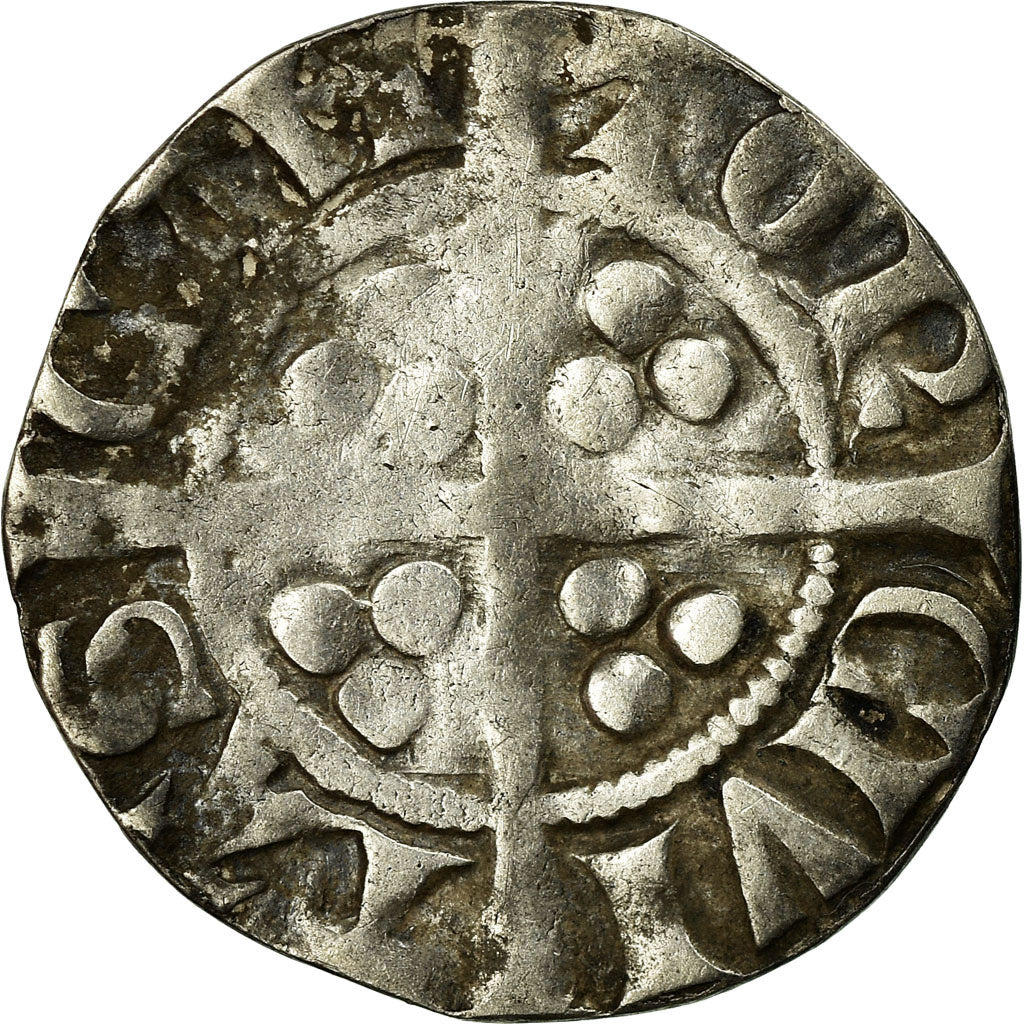 Coin, Great Britain, Edward I, Penny, 1280-81, Canterbury, VF(30-35), Silver
