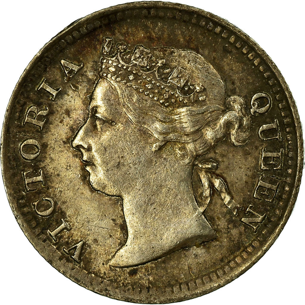 Monnaie, Hong Kong, Victoria, 5 Cents, 1894, SUP, Argent, KM:5