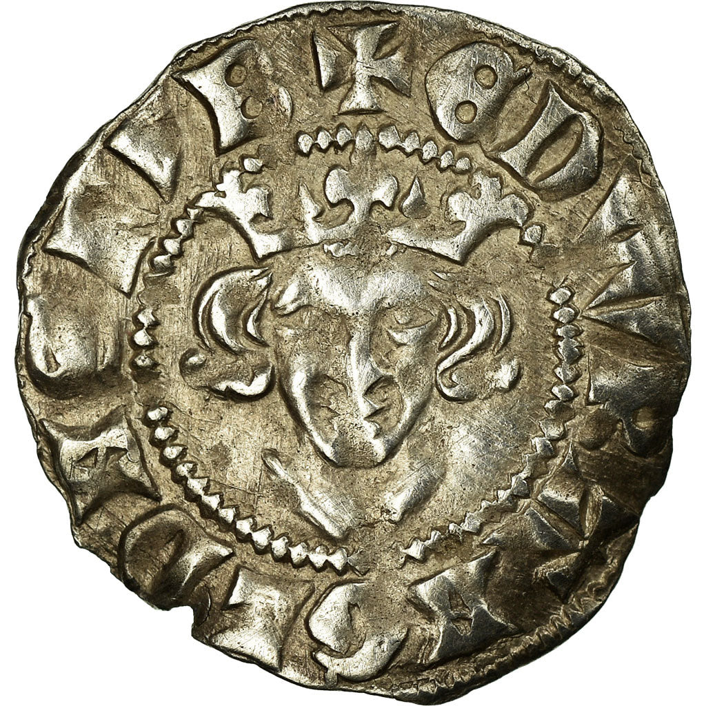 Monnaie, Grande-Bretagne, Edward I, Penny, 1280, Londres, TTB, Argent