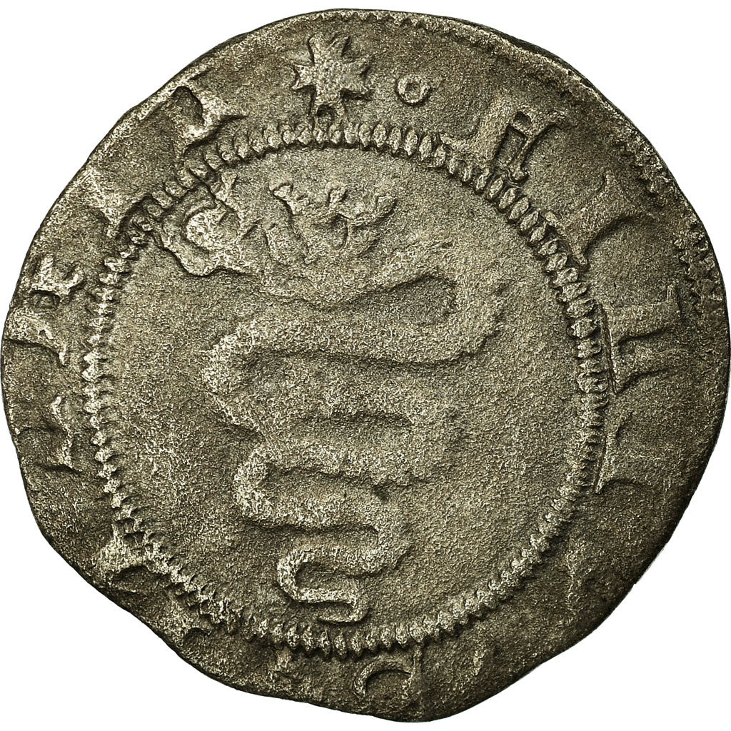 Münze, Italien Staaten, Filippo Maria Visconti, Sesino, Milan, SS, Silber
