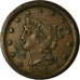 Coin, United States, Braided Hair Half Cent, Half Cent, 1855, U.S. Mint