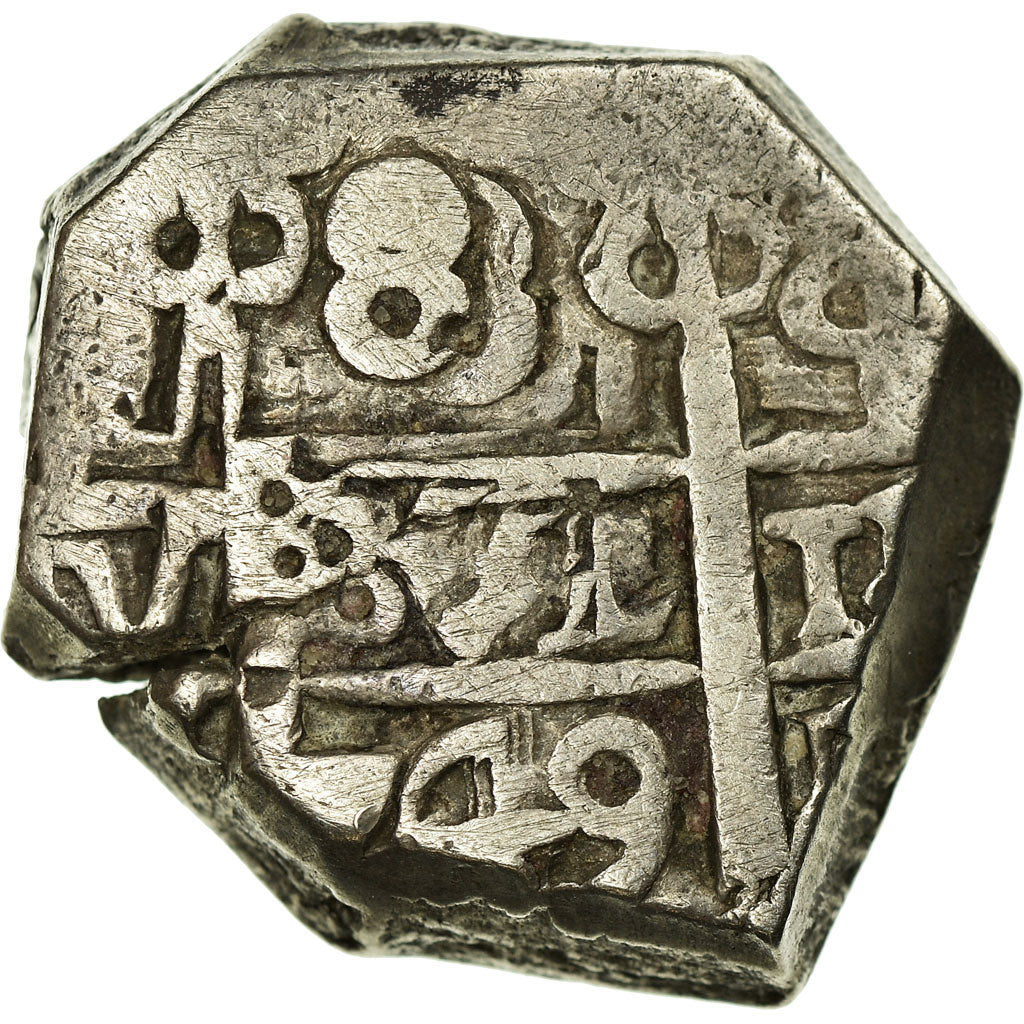 Coin, Bolivia, Ferdinand VI, 8 Reales, 1749, Potosi, COB, VF(20-25), Silver