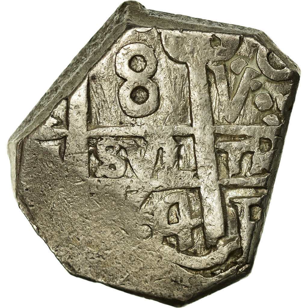 Monnaie, Bolivie, Charles III, 8 Reales, 1764, Potosi, COB, TB+, Argent, KM:45