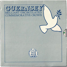 Guernsey, 2 Pounds, 1985, Cobre - níquel, KM:47, Elizabeth II