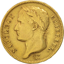 France, Napoléon I, 40 Francs, 1810, Lille, Or, KM:696.6, Gadoury:1084