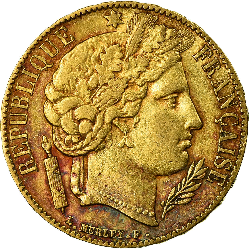 Coin, France, Cérès, 20 Francs, 1851, Paris, EF(40-45), Gold, KM:762