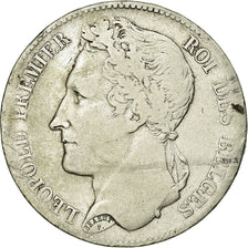 Coin, Belgium, Leopold I, 5 Francs, 5 Frank, 1848, VF(30-35), Silver, KM:3.2