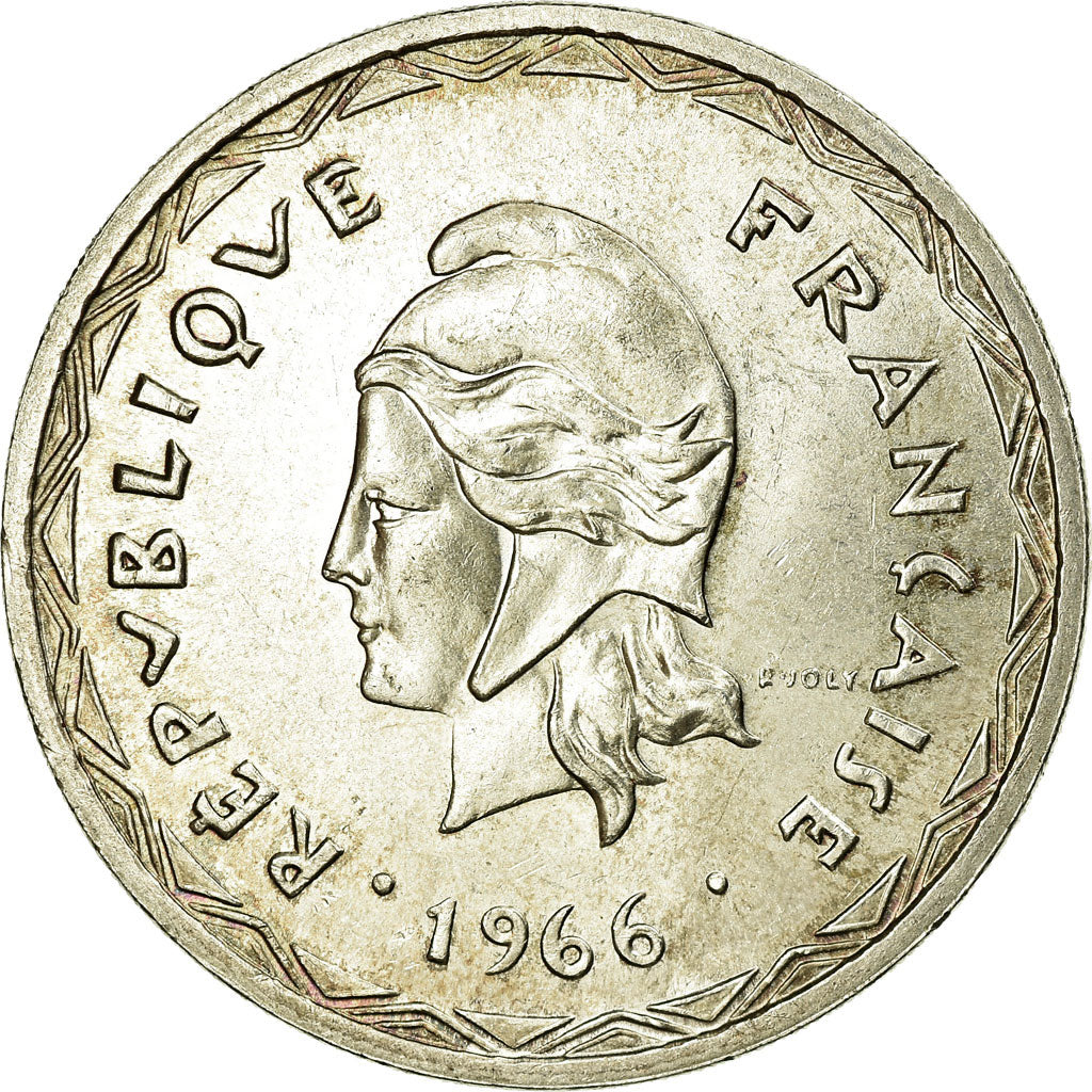 Coin, New Hebrides, 100 Francs, 1966, Paris, AU(55-58), Silver, KM:1