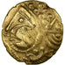 Monnaie, Aulerques Éburovices, Hémistatère, TTB+, Electrum, Delestrée:2401