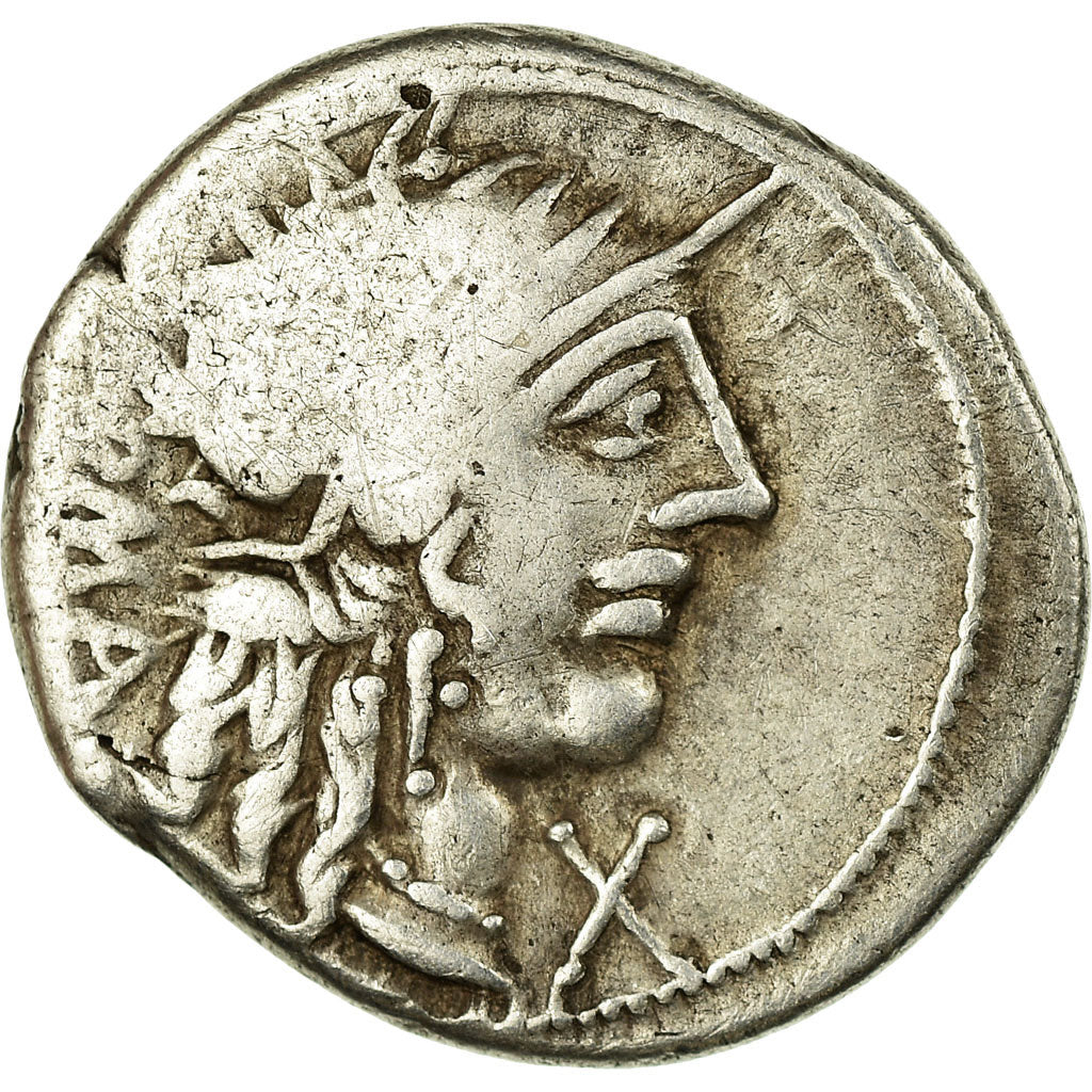 Moeda, Fannia, Denarius, Rome, EF(40-45), Prata, Crawford:275/1