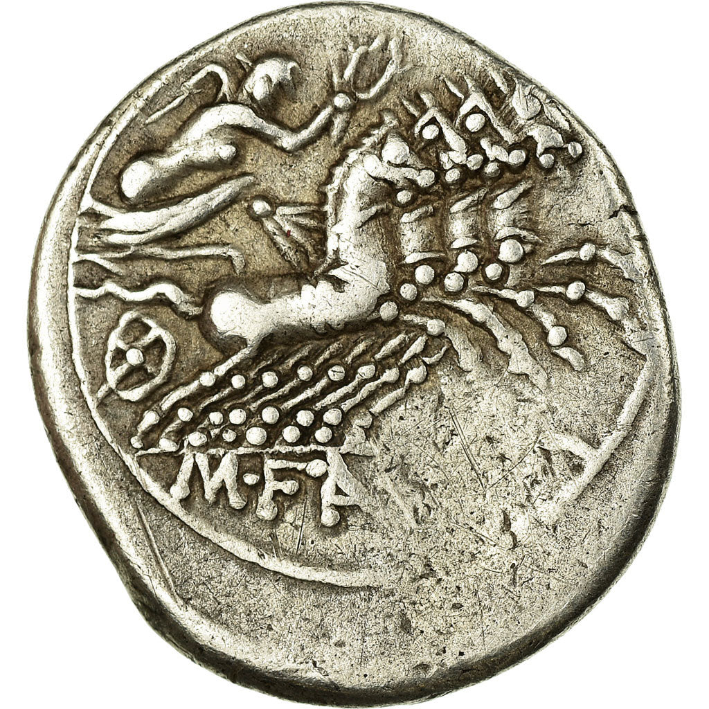 Moeda, Fannia, Denarius, Rome, EF(40-45), Prata, Crawford:275/1