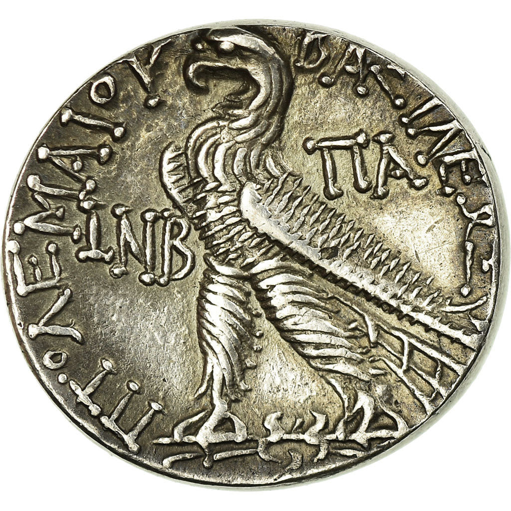 Moneta, Egypt, Ptolemy VIII, Tetradrachm, 119/118 BC, Alexandria, BB+, Argento