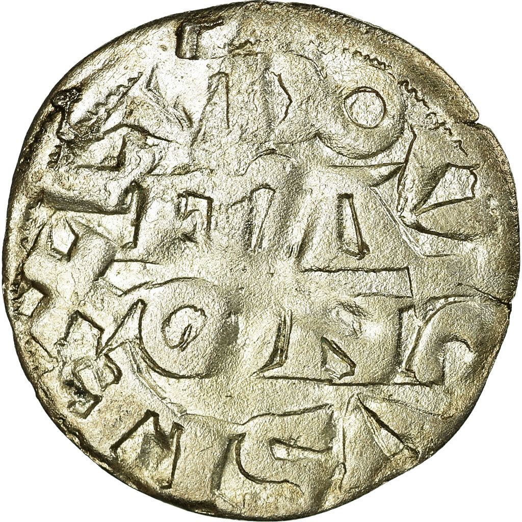 Moneta, Francia, Louis VII, Denier Parisis, Paris, BB, Argento, Duplessy:146