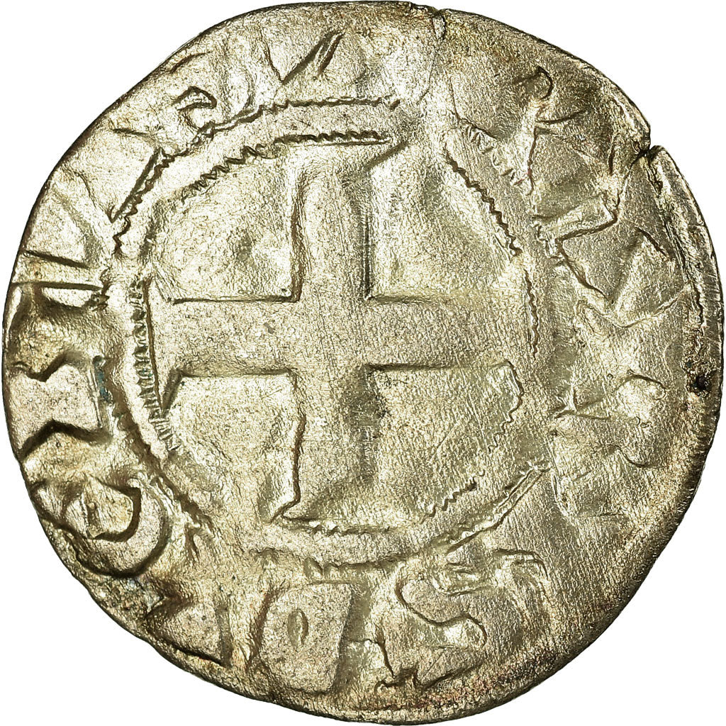 Moneta, Francia, Louis VII, Denier Parisis, Paris, BB, Argento, Duplessy:146