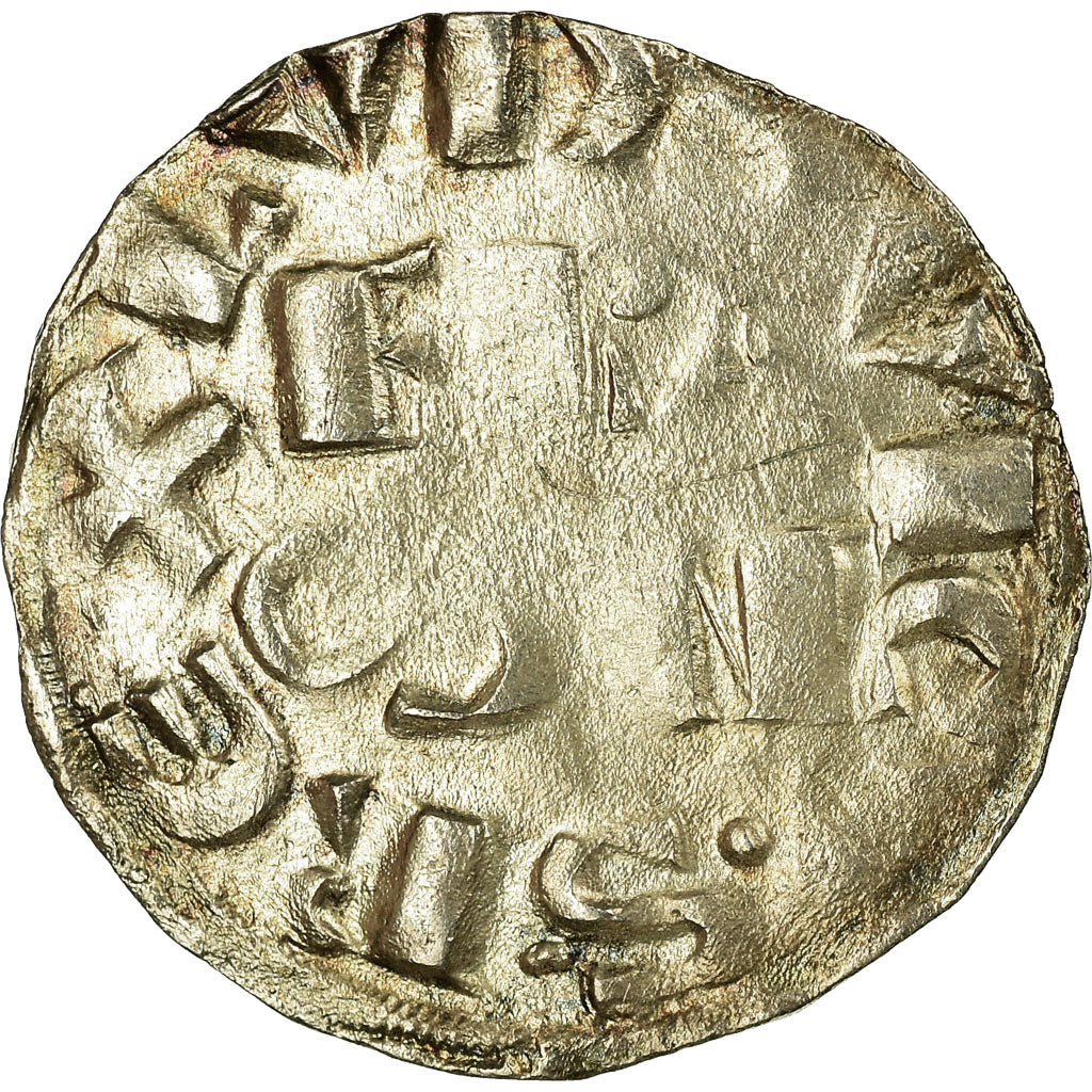 Moneta, Francia, Louis VII, Denier Parisis, Paris, BB, Argento, Duplessy:146