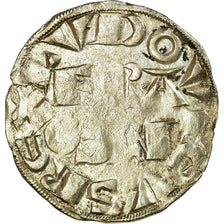 Coin, France, Louis VII, Denier Parisis, Paris, EF(40-45), Silver, Duplessy:146