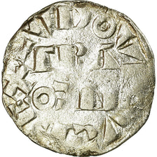 Moneda, Francia, Louis VII, Denier Parisis, Paris, BC+, Plata, Duplessy:146