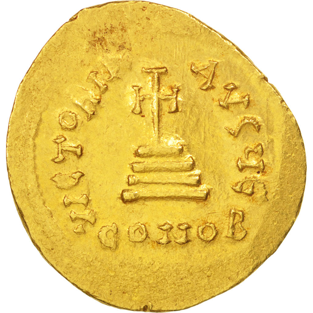 Coin, Heraclius 610-641, Solidus, 610-641 AD, Constantinople, AU(55-58), Gold