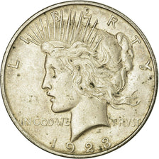 Coin, United States, Peace Dollar, Dollar, 1923, U.S. Mint, Denver, EF(40-45)