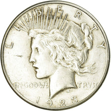 Coin, United States, Peace Dollar, Dollar, 1923, U.S. Mint, San Francisco
